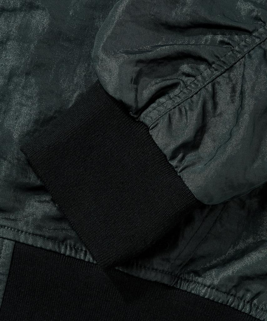 Ветровка с капюшоном из нейлона с покрытием [Зеленая]