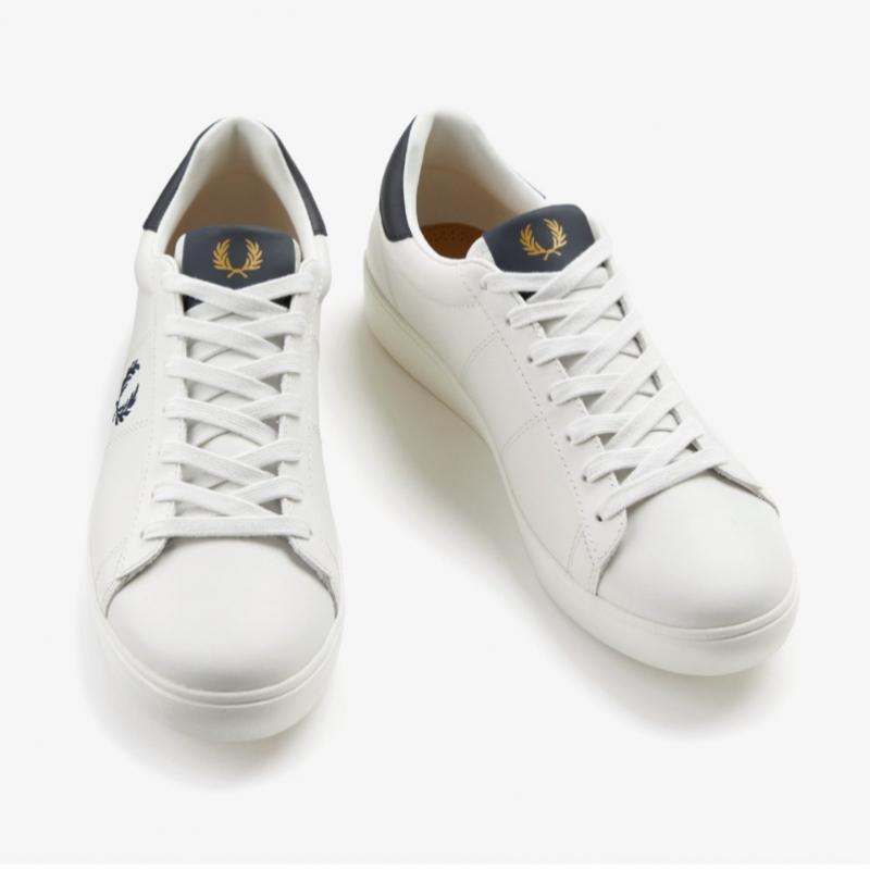 Fred Perry Унисекс Кроссовки Новые Спенсер Кожаные Sfpu2434334 254