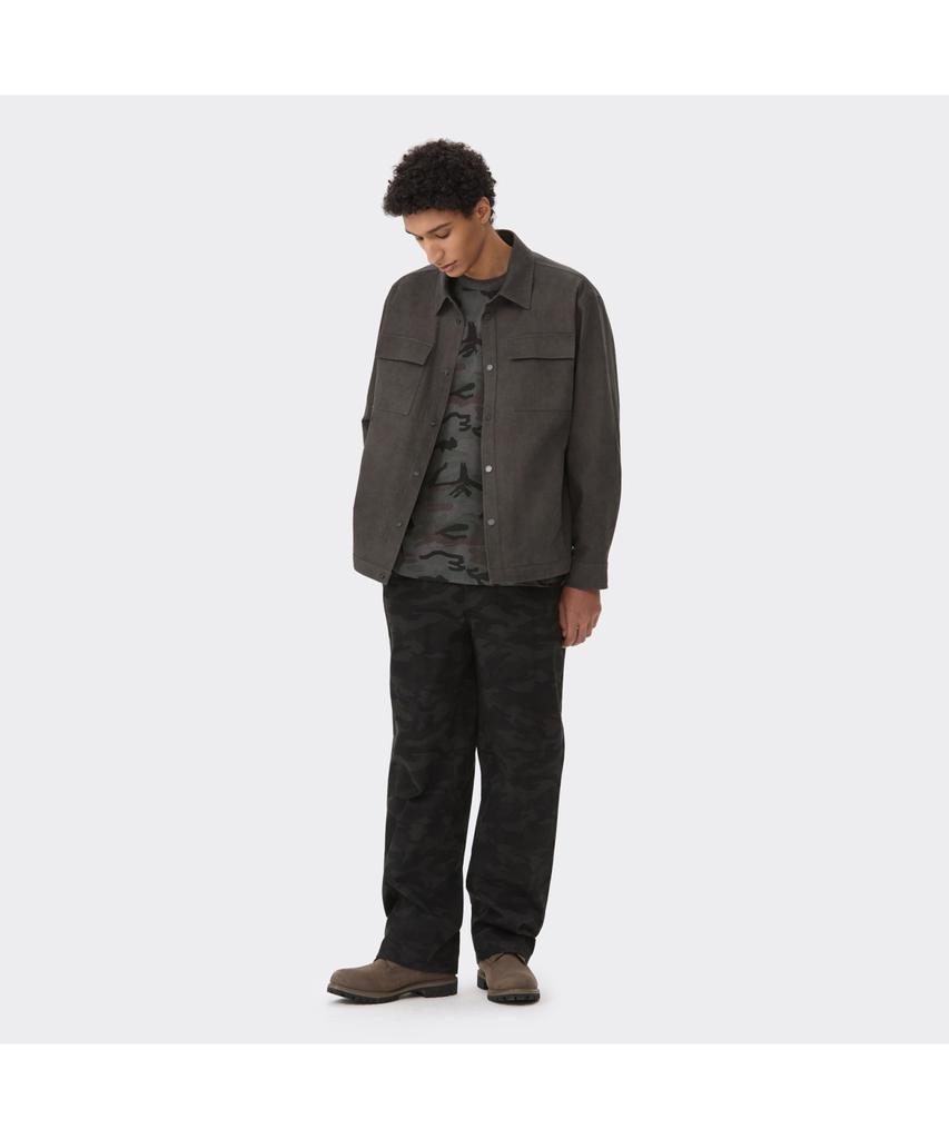 Keoseuuteommellou Gray Relaxed Fit Camouflage Pants Cwpas26122Gyx