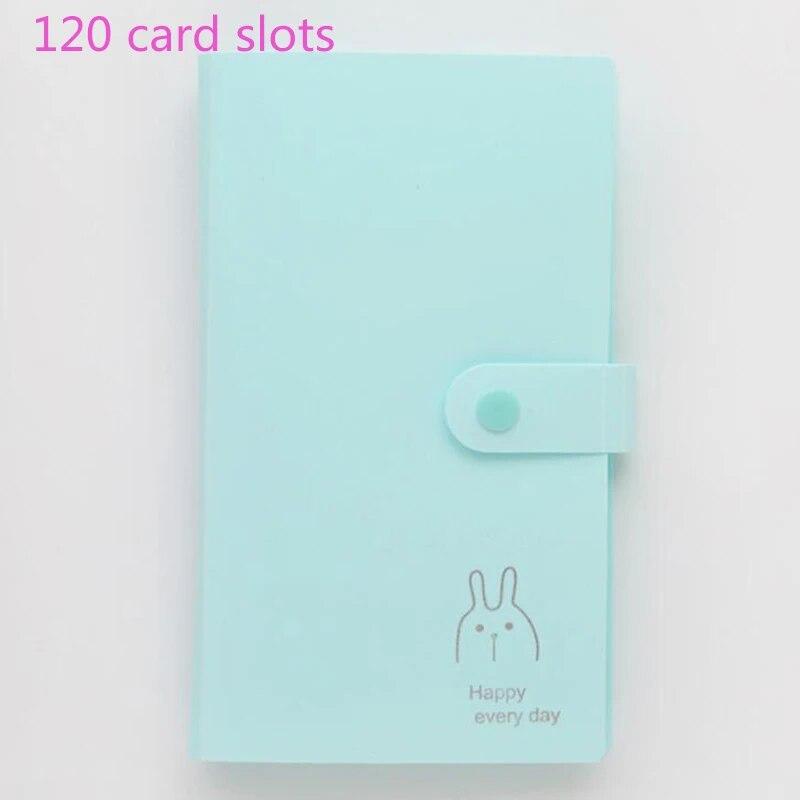 120/240 Pocket Name Card Book Home Picture Case Storage Photo Album Card Photocard Name Card ID Holder Home Accessories Dropship