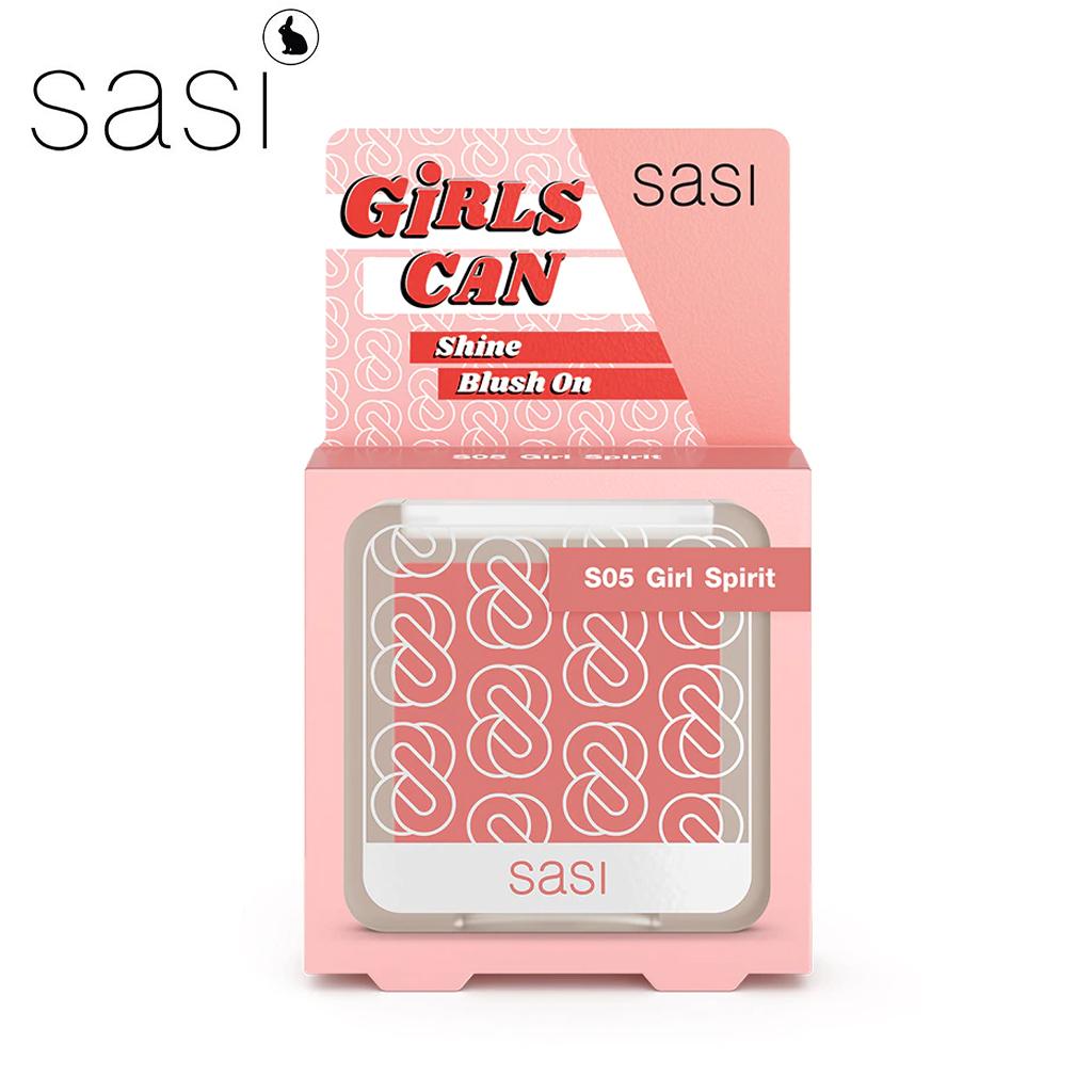 SASI Румяна Girls Can Shine, 6 г. S01 - S05 - Тайская косметика