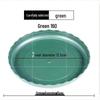 Утолщенный зеленый пластиковый поддон для цветочного горшка