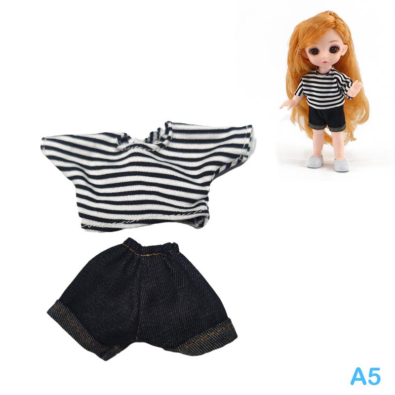 Кукла 16 см, повседневная одежда принцессы, аксессуары для костюма