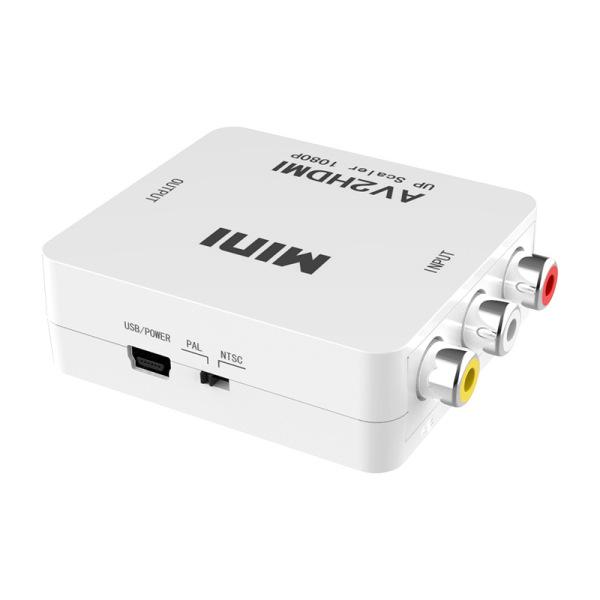 Конвертер RCA AV в HDMI Высокое качество HD 1080P Адаптер AV2HDMI для ТВ PS3 PS4 ПК DVD Xbox Проектор Конвертер RCA в HDMI