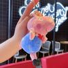 Плюшевый брелок Пеппа Пиг из короткого плюша для детского подарка и сувенира для вечеринки