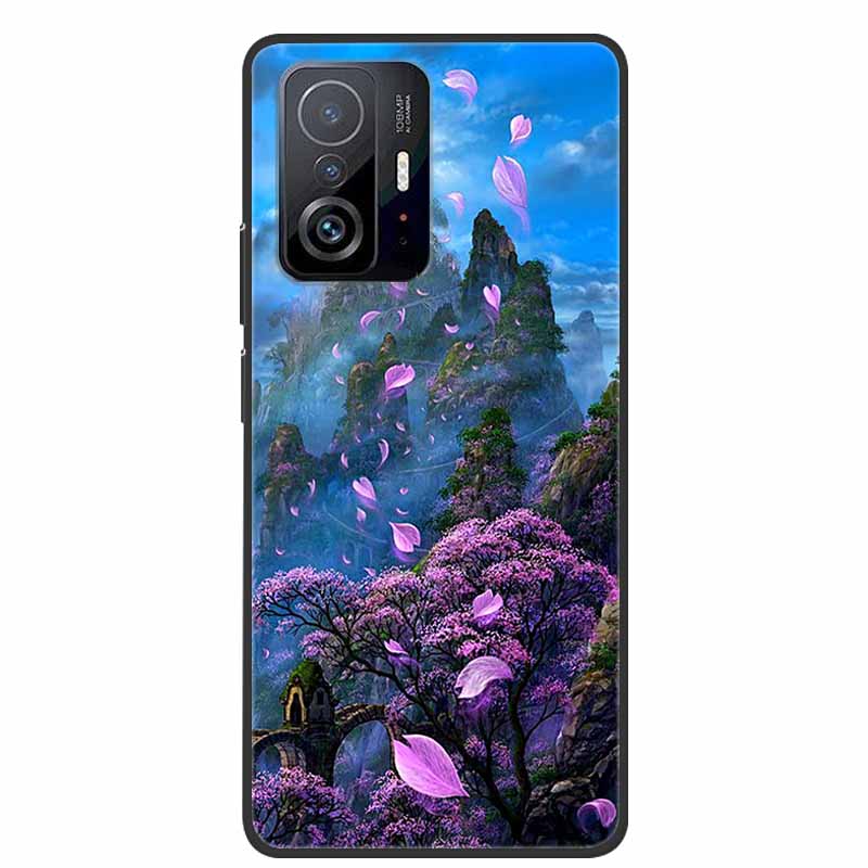 Чехол для Xiaomi 11T Pro Мраморный Мягкий Силиконовый Задний Чехол для Телефона Xiaomi mi 11T Pro Чехол для Xiaomi 11 T Pro 2021 Coque Funda