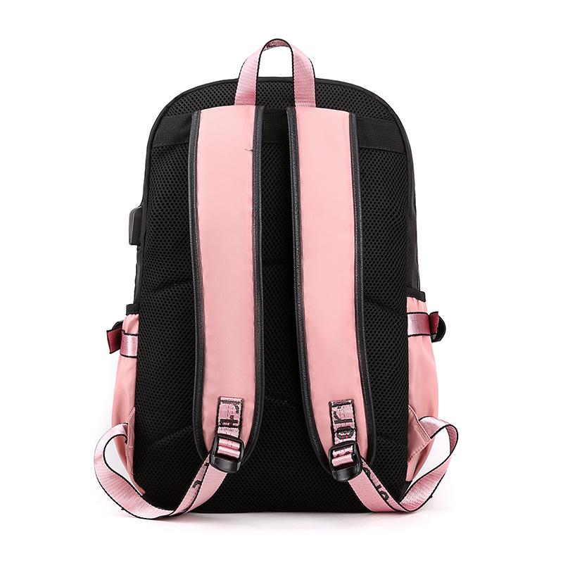Japan cartoon comics Demon Slayer Large Capacity Backpack for Teenagers and Students USB Interface Laptop Bag 0007 KTB