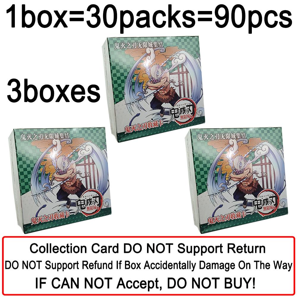 Demon Slaye Collection Card for Child's Holiday Party Gift Popular Hot Blooded Anime Protagonist Limited Edition Card Table Toys