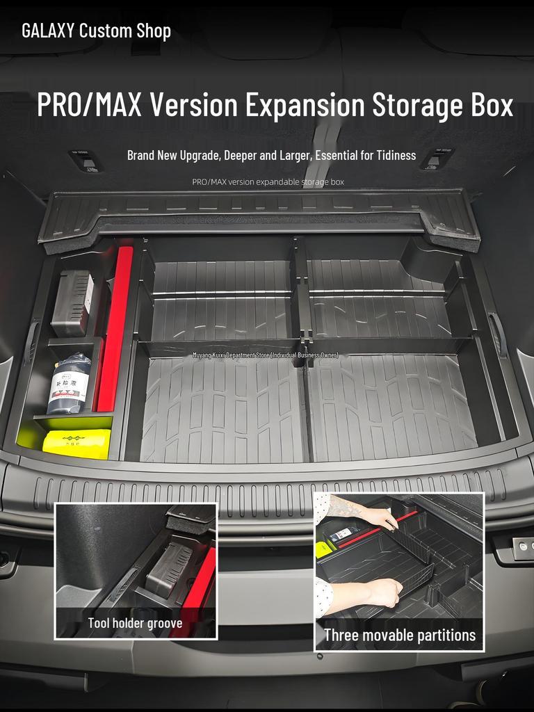 Equation Leopard Titanium 3 Trunk Organizer: Multi-functional, Waterproof Interior Storage Upgrade.
