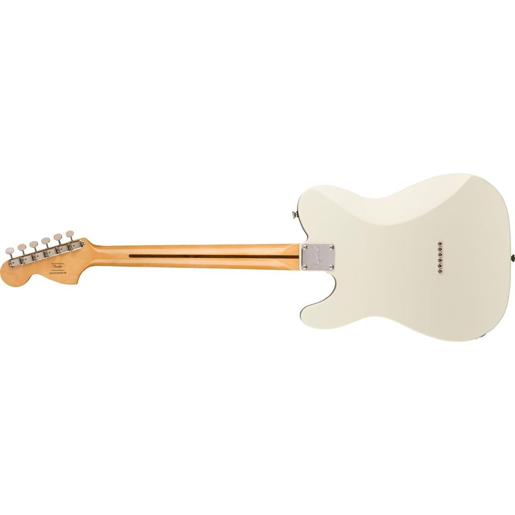 Fender Squier by Fender Electric Guitar Classic Vibe Maple Olympic White Soft Case Included '70s Telecaster® Deluxe, Fingerboard,