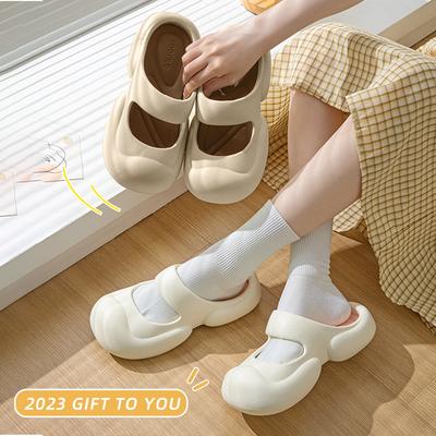 Летняя женская верхняя одежда модные высокоценные супермягкие милые тапочки на толстой подошве с противоскользящим эффектом верхняя одежда женская обувь