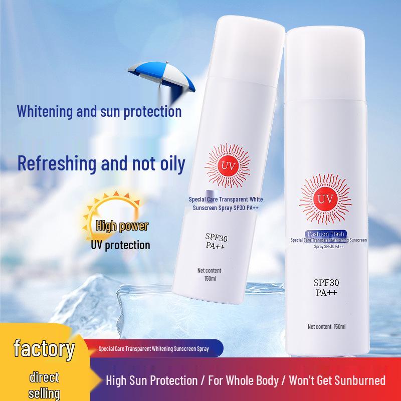 Осветляющий солнцезащитный спрей SPF 30 с защитой от УФ-излучения