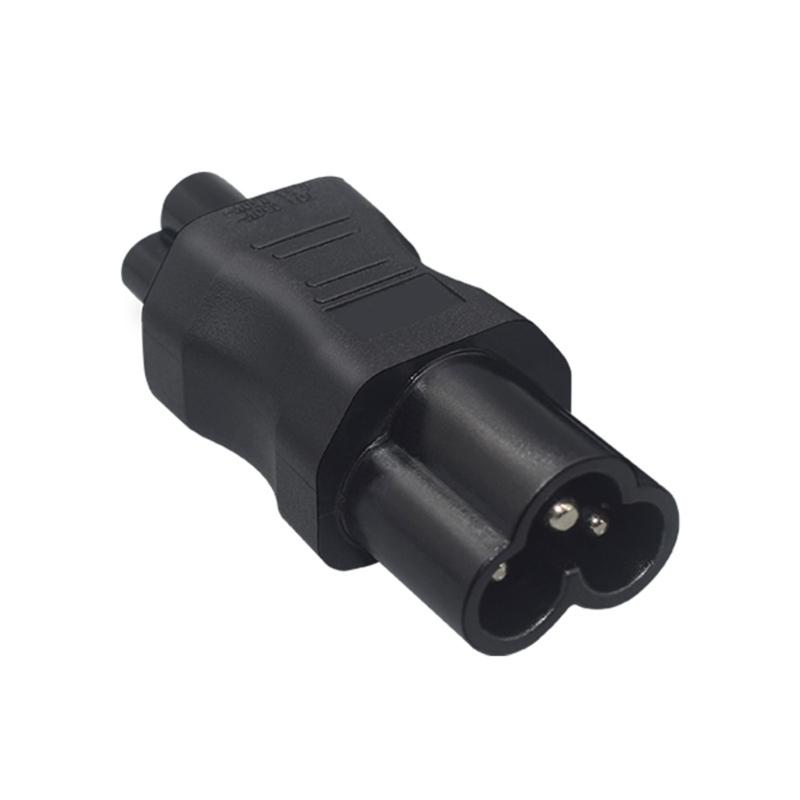 Адаптер питания IEC320 C6 на IEC320 C5, штекер-розетка, разъемы для блока питания компьютера, ноутбука