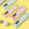 Mini Straight Ruler Ultra-thin Straightedge Kawaii Measuring Ruler  Students