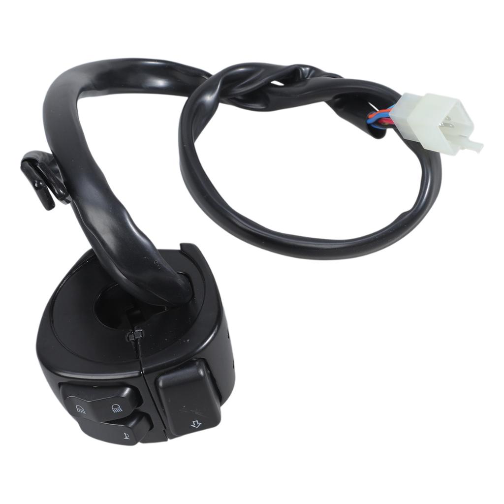 1'' Motorcycle Handlebar Control Switch Handlebar Switches On Off Switch with Horn Turn Signal High Low Beam Control