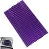 20PCS Car Vent Outlet Trim, Bendable Air Conditioner Vent Decoration Strip, Universal Auto Air Oulet Strips, for Most Vehicles (Red)