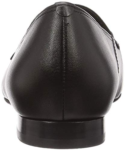 Женские лоферы без задника, черные, размер 23.0 см, 2E