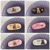 Printed Cute Hair Clip Letter Bear Hairpin Simple   Daily
