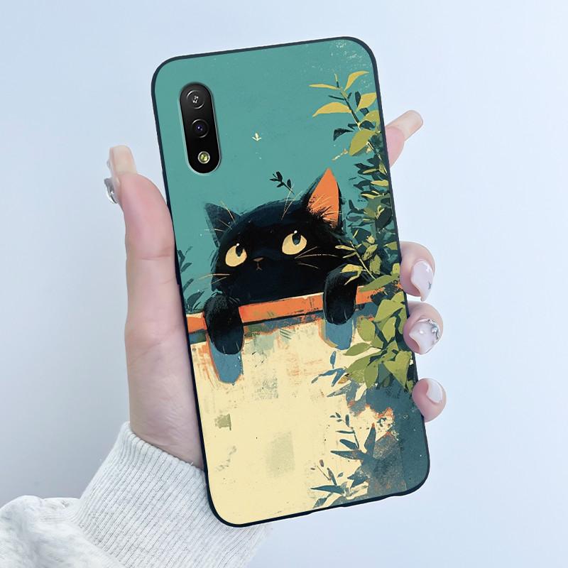 Милый Чехол для Sony Xperia Ace II SO-41B / Xperia Ace III / ACE 3 Печатный Корпус Защитная Крышка Мягкий Силикон Мультяшный Чехол