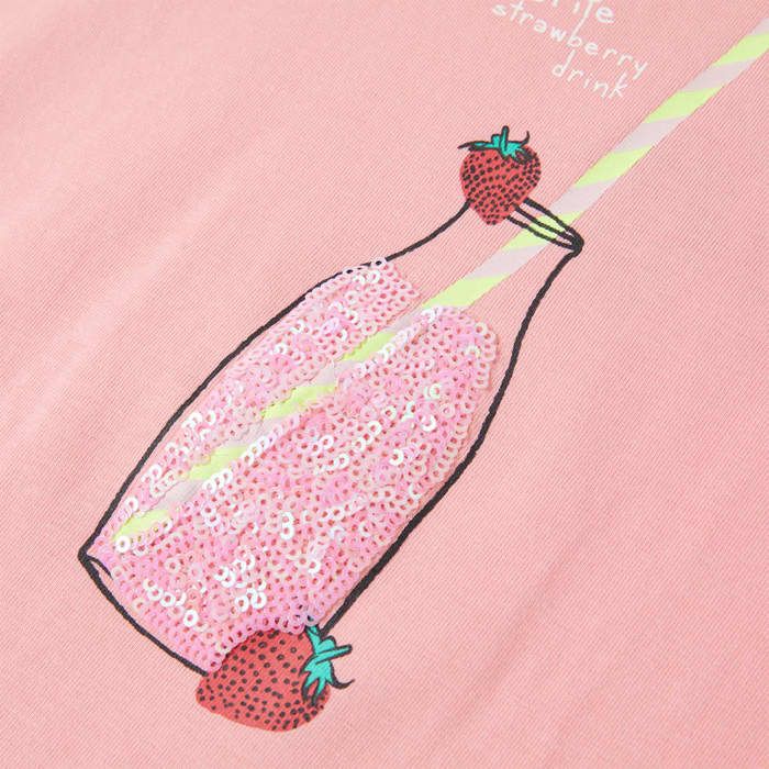 Детская розовая футболка 92/104/116/128/140