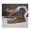 Mens Warm Fleece Lined Casual High Top Durable Outdoor Work Martin Boots