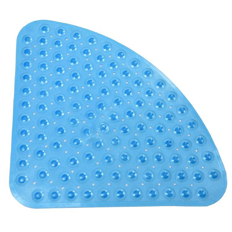 53x53CM Sector Rubber Corner Shower Mat Anti-slip Quadrant Bath Mat Anti-Bacterial Suction Shower Tub Non-slip Bathtub Mat