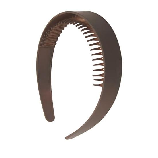 Ободок для волос Extra Wide Thick Headband с нескользящими зубьями в винтажном стиле, прочно держащийся, офисный аксессуар для волос