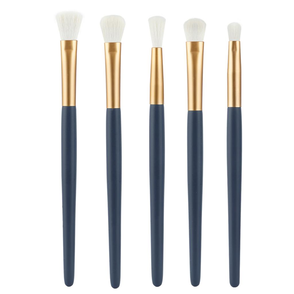New 5 eye brush set, double-head eyelash curl makeup brush eyeshadow brush portable travel beauty makeup tool
