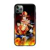 W-31 One Piece Luffy Soft Black Case for iPhone 11 12 13 14 15 6 7 8 X XS Pro Max XR Samsung  S21 S22 S23 S24 FE Ultra S8 Plus