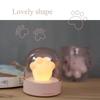 Xiaomi 3life Cat Paw Night Light Музыкальная шкатулка для друга Спальня Мини Милый мультяшный прикроватный светильник USB Перезаряжаемый атмосферный декоративный светильник