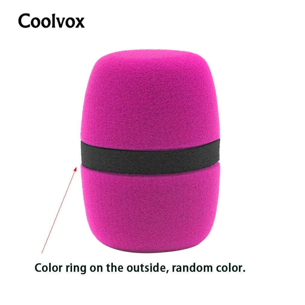 1pcs Flat Multi Color Foam Wireless Wired Microphone Sponge Cover Soft Foam Microphone Foam Windscreen for Shure Microphone