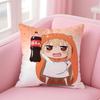 HHimouto Umaruchans animation cartoon Cushion Cover Pillow Case Soft Friendly Fabric  Concealed Zipper