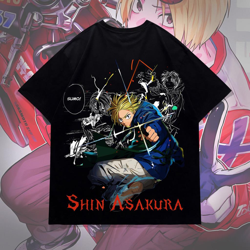 SAKAMOTO DAYS Anime Lover Tshirt Year Round Clothing Personality Clothes Plus Size Unisex New Model Couples Classic High Quality Daily Wear Cool Top