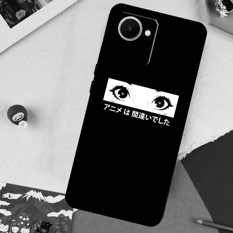 Чехол для Realme 14 Pro Plus 13 10 11 12 GT 6 5 6T GT7 Pro C61 C55 C53 C51 C21Y C25S C67 C75, грустная аниме эстетика, сэнпай