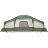 Family Tent with Porch 9 Person Capacity Green Waterproof