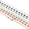 1Meter Bohemian Necklace Chain Cuboid Cube Beads Chains for DIY Necklace Bracelets Jewelry Making Accessories Handmade Chain