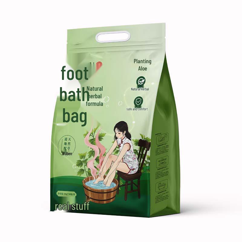 Травяная ванночка для ног с полынью и сычуаньским перцем - Порошок для изгнания холода и улучшения сна