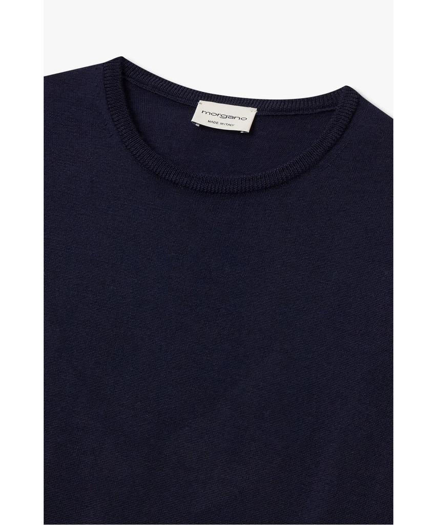 MAN ON THE BOON [Morgano] Crewneck Sweater_Navy 4715313914