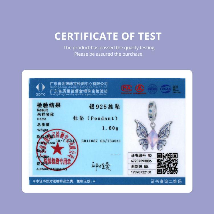 BAMOER стерлингового серебра 925 пробы волшебные подвески-бабочки Солнце и Луна бусины подходят для женщин оригинальные браслеты DIY ювелирные изделия