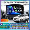 Автомагнитола Android 14 Carplay Auto для Hyundai Tucson 2 LM IX35 2009 2010 2011 2012 2013 2014 2015 Мультимедийный плеер Стерео DSP