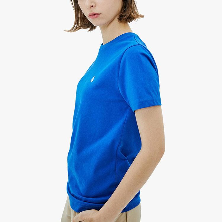 Новая прямая футболка MLB женская синяя 31TS01031-07U