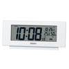 Seiko Clock Alarm Clock Table Clock Digital Radio White Pearl 77 X 174 X 38mm Comfortable Environment NAVI SQ794W