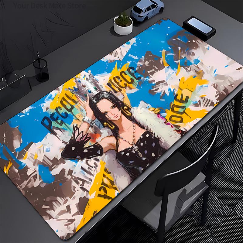 Mouse Pad Large ONE PIECE Boa·Hancock Computer Office Game Table Mats Anti-slip Gaming Keyboard coaster Long Desk Pads Mousepad