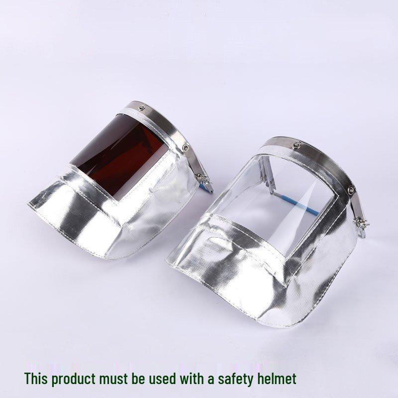 DAXTE Алюминиевый защитный лицевой щиток с козырьком