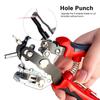 Multifunctional Hole Punch Eyelet Puncher Leathercraft Leather Belt Watchband Belt Round Hole Punch