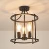 Retro American Vintage Chandelier Ceiling Light Farmhouse Living Room Dining Room Porch Lamp Kitchen Table Lamp E14 Ceiling Lamp