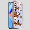 butterfly Phone Case For Realme 10 9 8 5G 7 6 GT2 Pro Plus 9i 8i C21 C11 C25 C35 GT Neo 2 3 3T Soft Silicone Black Cover Coque