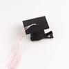 Yousheng Graduation Hat Hair Clip Felt Fabric Doctor Hat Shape Mini Cap with Tassel Hair Pin Kindergarten College Party Accessory