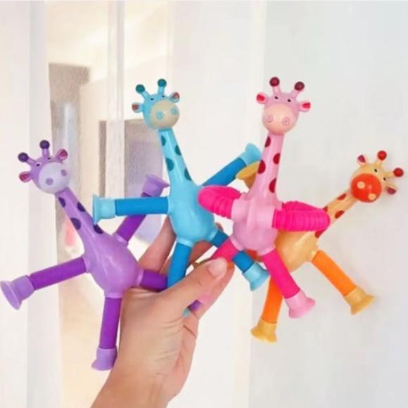Светодиодная игрушка-трубка «Жираф» для снятия стресса (3 варианта)