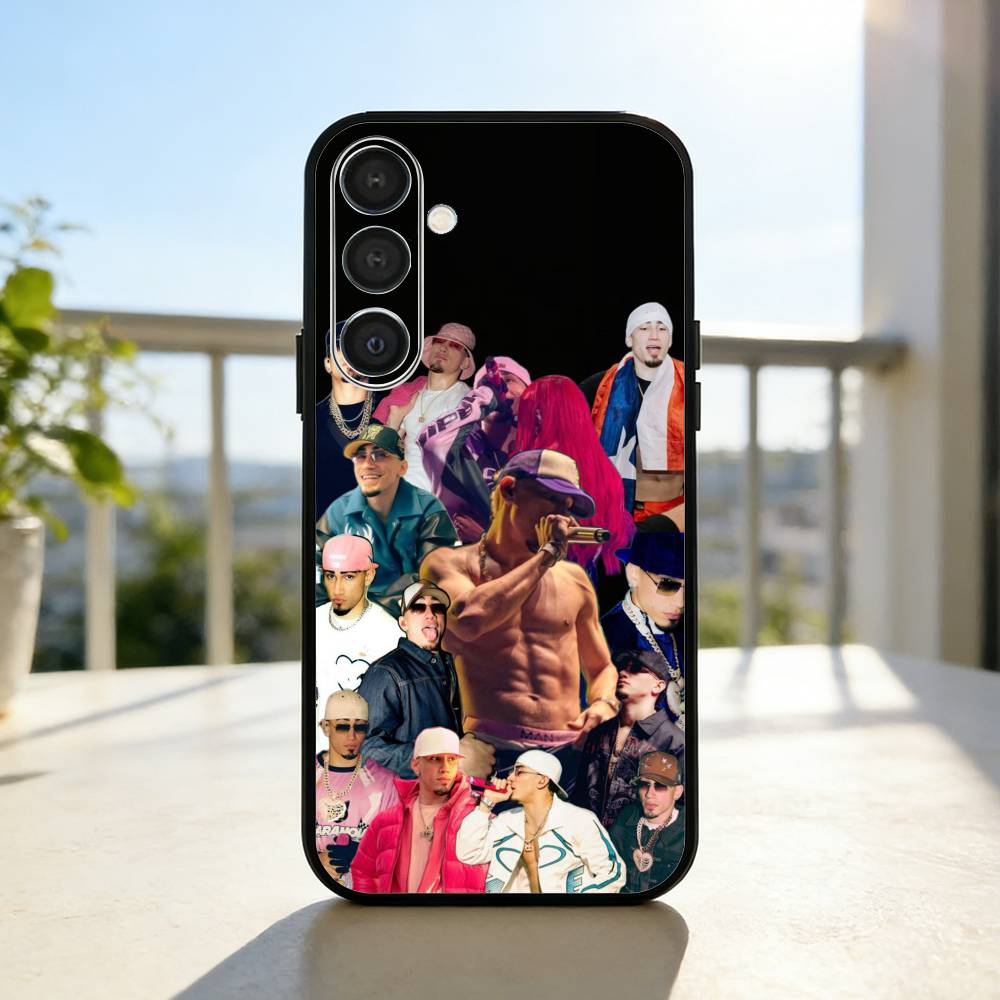 O-Omar Courtz Singer Phone Case For Samsung A73,72,71,A52,51,40,41,A22,A32,31,A13, Soft Black Shell
